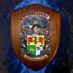 O'Sullivan Coat of Arms, Family Crest Plaque - Click here to view