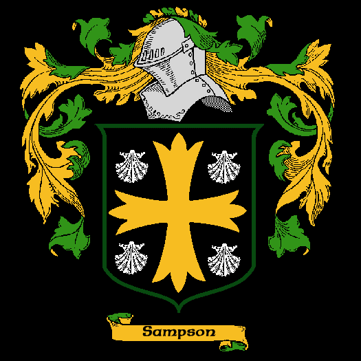 Sampson Coat of Arms, Family Crest - Click here to view