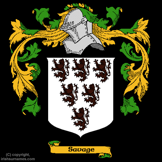 Savage Coat of Arms, Family Crest - Click here to view