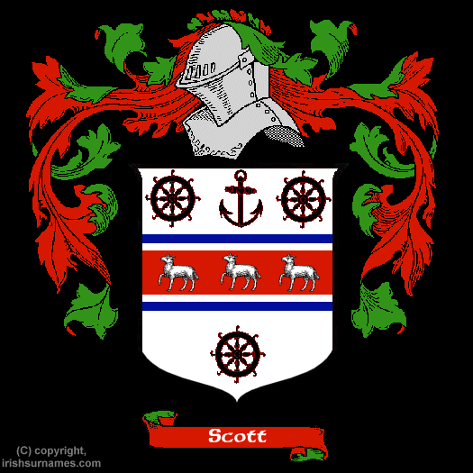 Scott Family Crest, Click Here to get Bargain Scott Coat of Arms Gifts