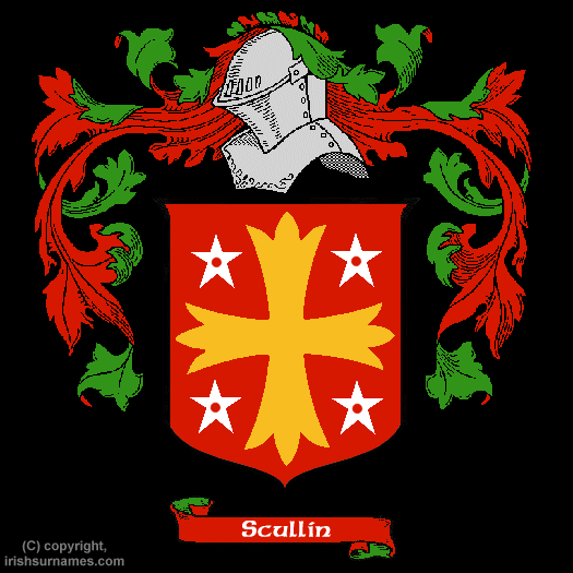 Scullin Coat of Arms, Family Crest - Click here to view