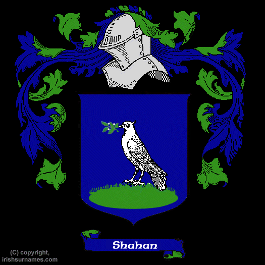 Shahan Coat of Arms, Family Crest - Click here to view