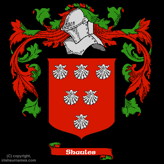 Shaules Coat of Arms, Family Crest - Click here to view