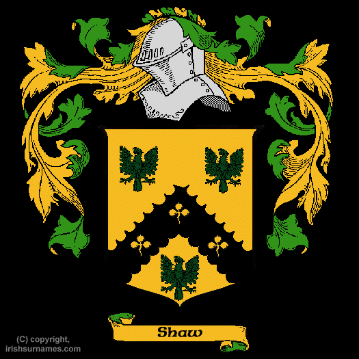 Shaw Coat of Arms, Family Crest - Click here to view