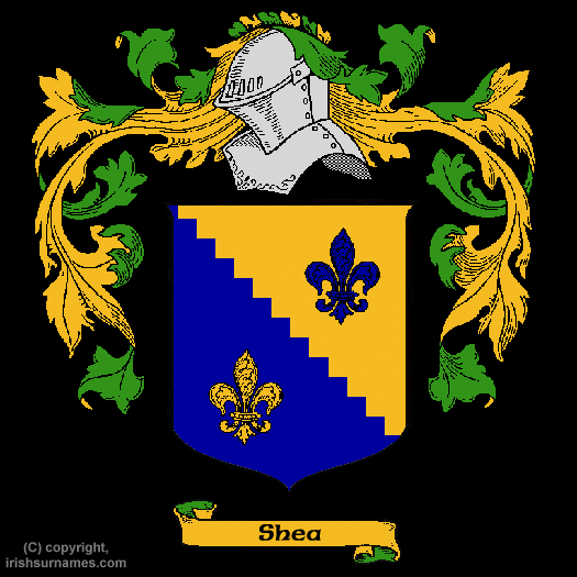 Shea Coat of Arms, Family Crest - Click here to view