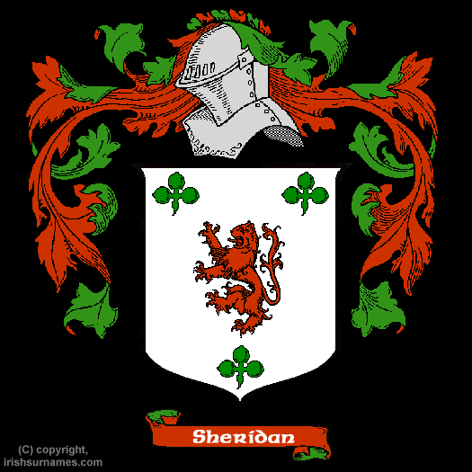 Sheridan Coat of Arms, Family Crest - Click here to view