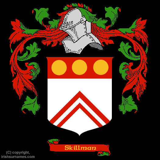 Skillman Family Crest, Click Here to get Bargain Skillman Coat of Arms Gifts