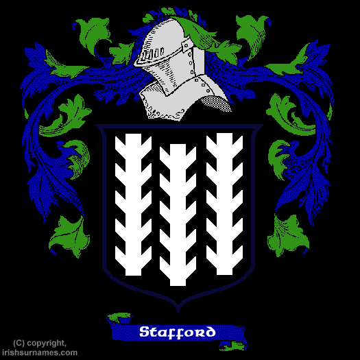 Stafford Family Crest, Click Here to get Bargain Stafford Coat of Arms Gifts