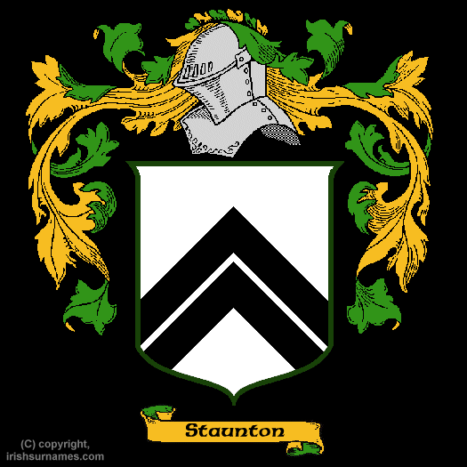 Staunton Family Crest, Click Here to get Bargain Staunton Coat of Arms Gifts