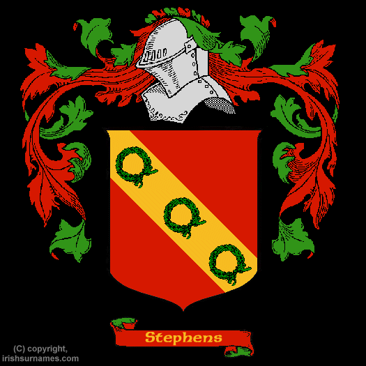 Stephens Coat of Arms, Family Crest - Click here to view