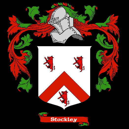 Stockley Coat of Arms, Family Crest - Click here to view