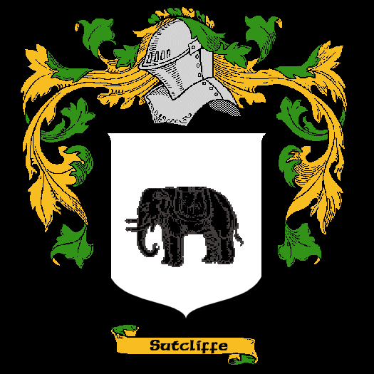 Sutcliffe Coat of Arms, Family Crest - Click here to view