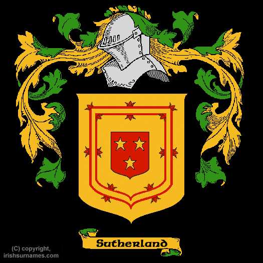 Sutherland Coat of Arms, Family Crest - Click here to view