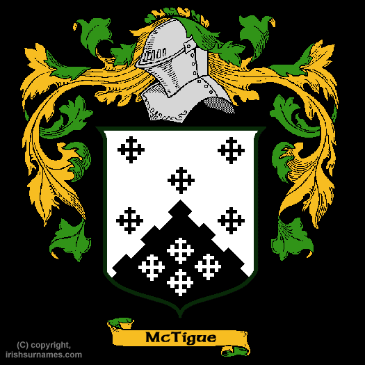 McTigue Coat of Arms, Family Crest - Click here to view