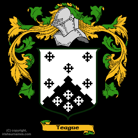 Teague Family Crest, Click Here to get Bargain Teague Coat of Arms Gifts