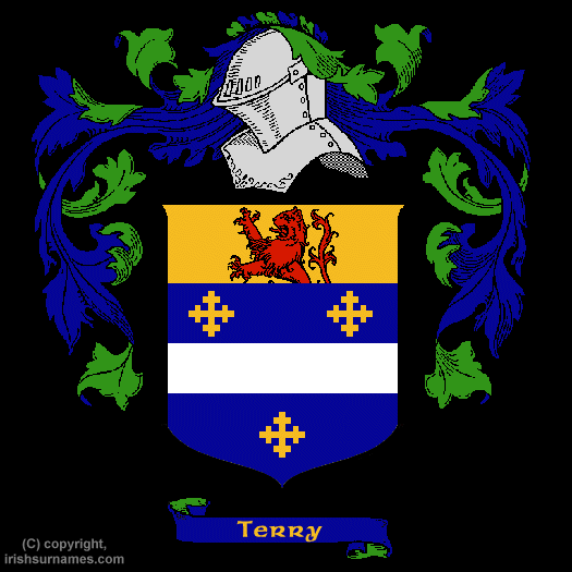 Terry Coat of Arms, Family Crest - Click here to view