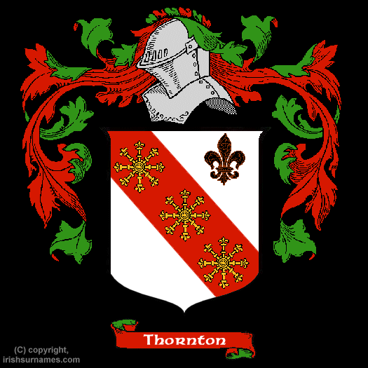 Thornton Coat of Arms, Family Crest - Click here to view