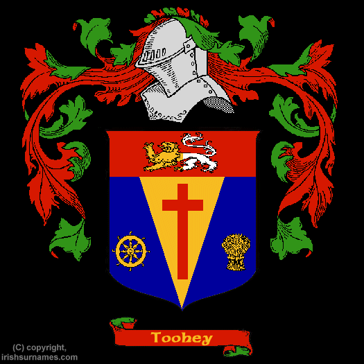 Toohey Coat of Arms, Family Crest - Click here to view