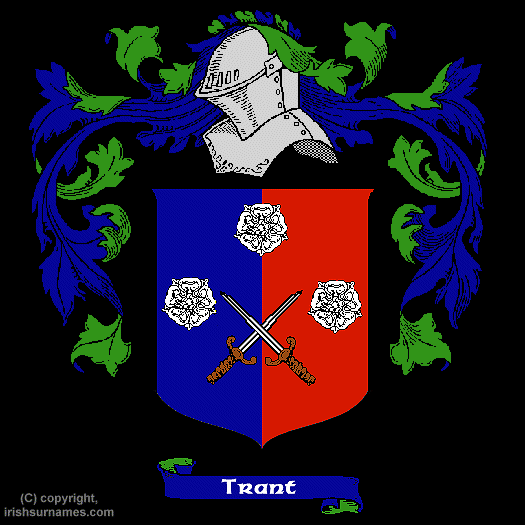 Trant Coat of Arms, Family Crest - Click here to view