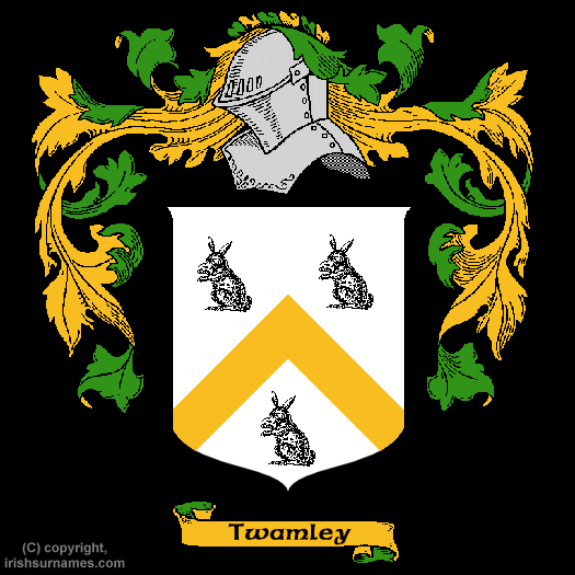 Twamley Coat of Arms, Family Crest - Click here to view