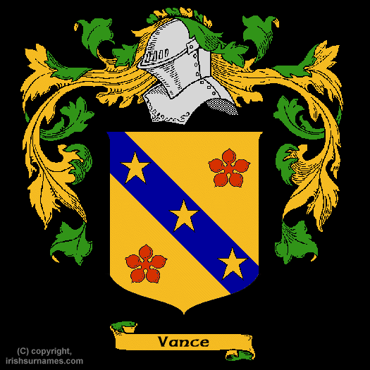 Vance Coat of Arms, Family Crest - Click here to view