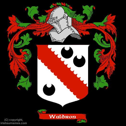 Waldron Coat of Arms, Family Crest - Click here to view