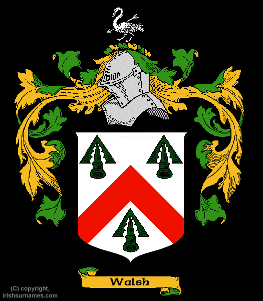 Walsh Family Crest, Click Here to get Bargain Walsh Coat of Arms Gifts