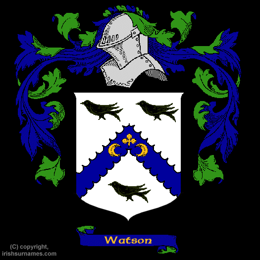 Watson Coat of Arms, Family Crest - Click here to view