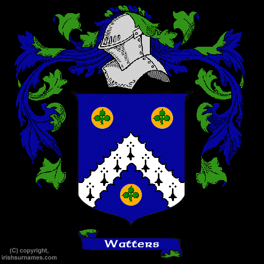 Watters Family Crest, Click Here to get Bargain Watters Coat of Arms Gifts