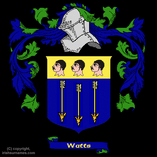 Watts Family Crest, Click Here to get Bargain Watts Coat of Arms Gifts