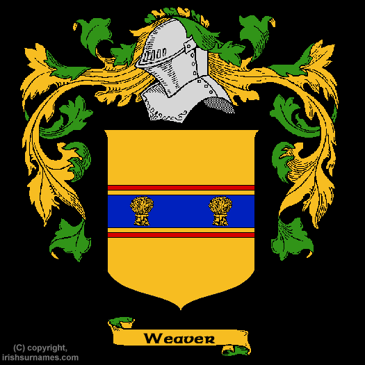 Weaver Coat of Arms, Family Crest - Click here to view