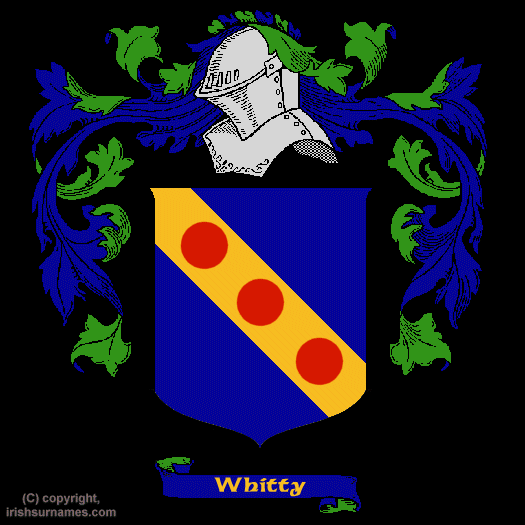 Whitty Coat of Arms, Family Crest - Click here to view