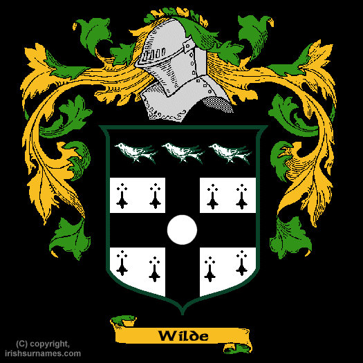 Wilde Coat of Arms, Family Crest - Click here to view