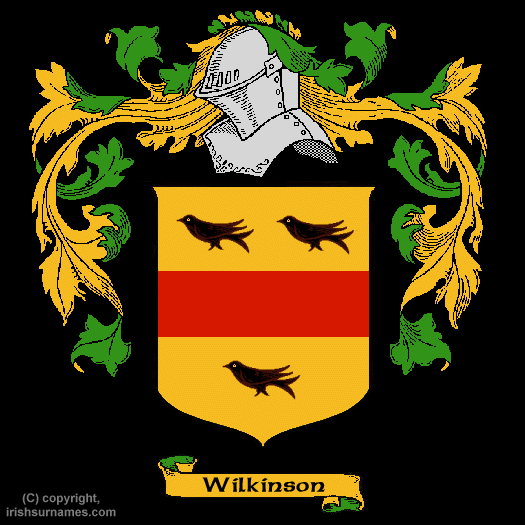 Wilkinson Coat of Arms, Family Crest - Click here to view