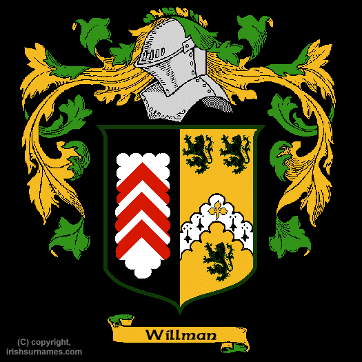 Willman Family Crest, Click Here to get Bargain Willman Coat of Arms Gifts