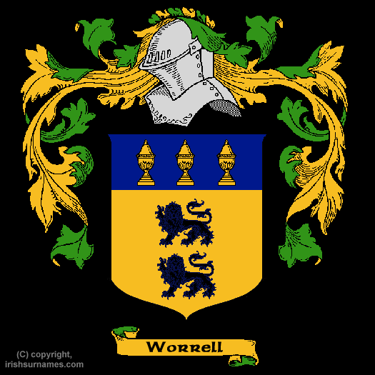 Worrell Coat of Arms, Family Crest - Click here to view