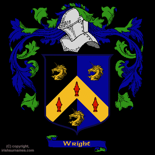 Wright / Coat of Arms, Family Crest - Click here to view