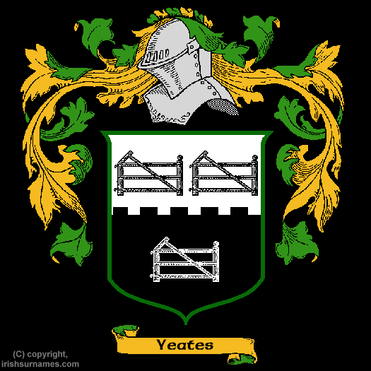 Yeates Coat of Arms, Family Crest - Click here to view