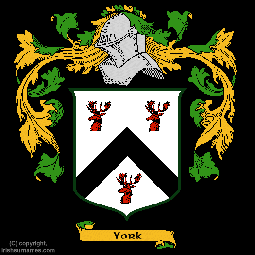 York Family Crest, Click Here to get Bargain York Coat of Arms Gifts